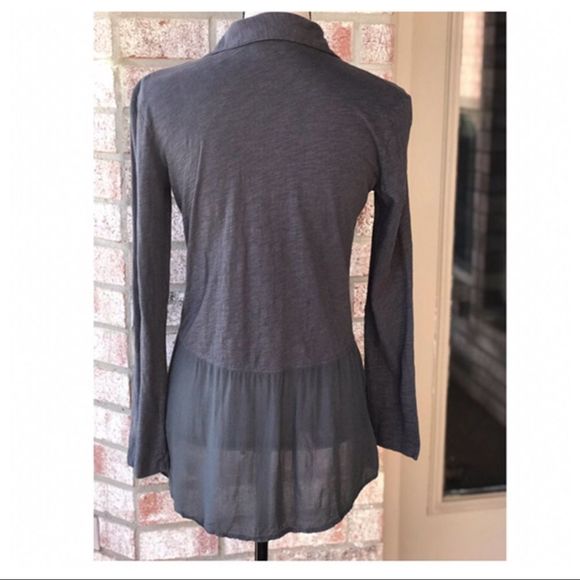 Anthro Meadow Rue Reha Henley Tunic - Picture 3 of 5